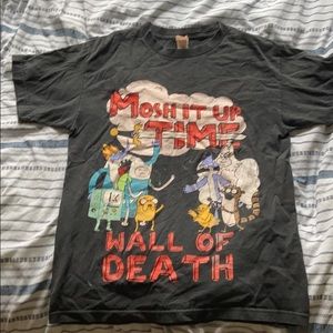 Adventure time/Regular show tee